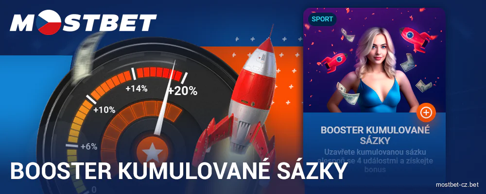 Booster bonus pro hráče Mostbet CZ