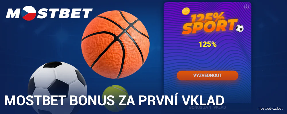 Sportovní bonus za registraci v Mostbet Česká republika